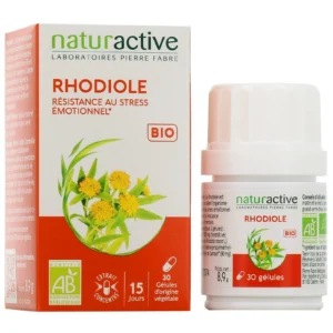 NATURACTIVE PHYTOTHERAPIE Rhodiole bio Gél Pilulier/30
