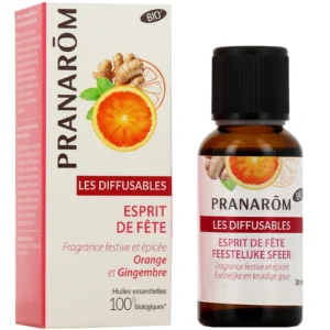 PRANAROM DIFFUSION Huile essentielle pour diffuseur esprit de fête bio Fl/30ml
