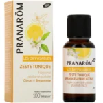 PRANAROM DIFFUSION Huile essentielle pour diffuseur zeste tonique bio Fl/30ml